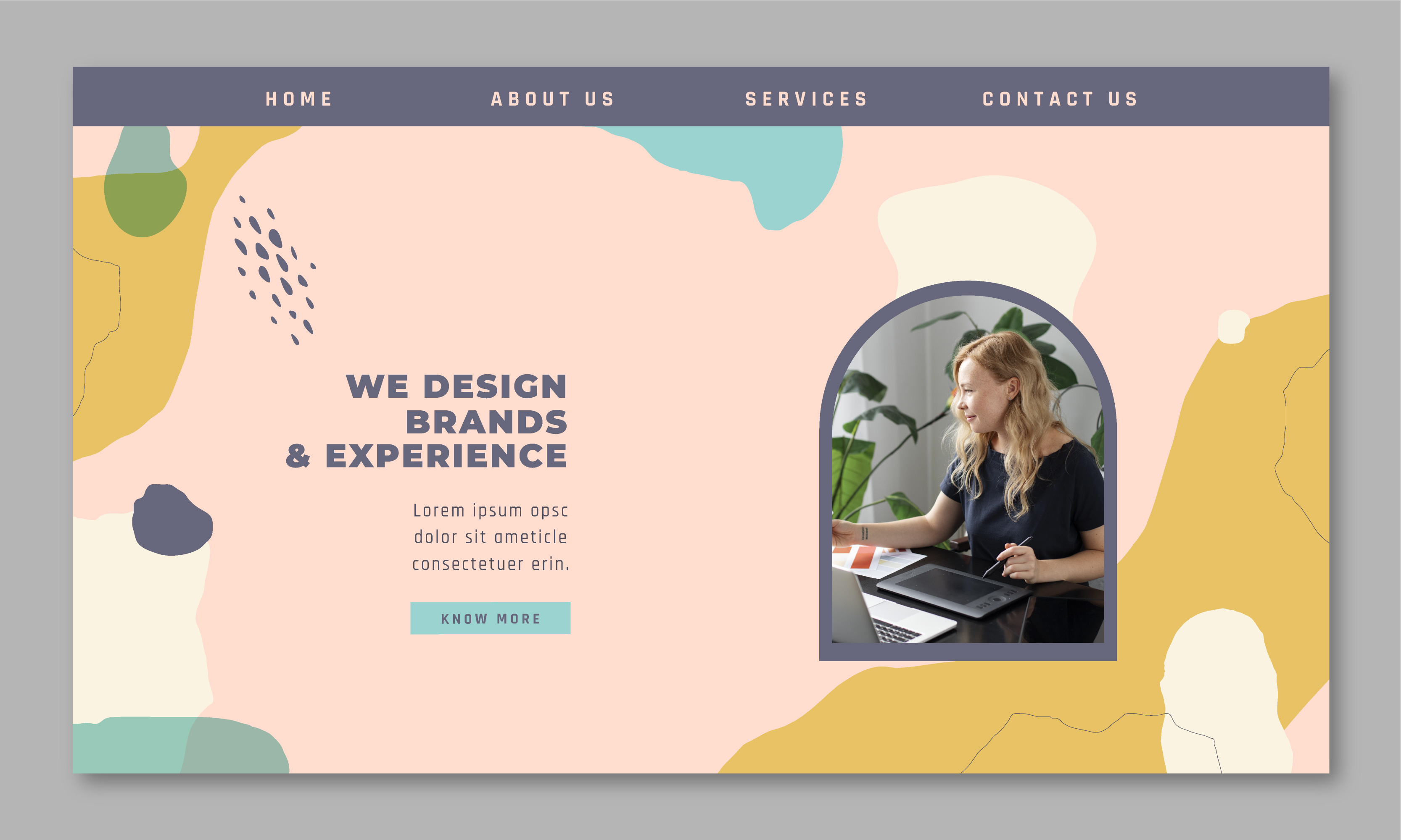  landing page